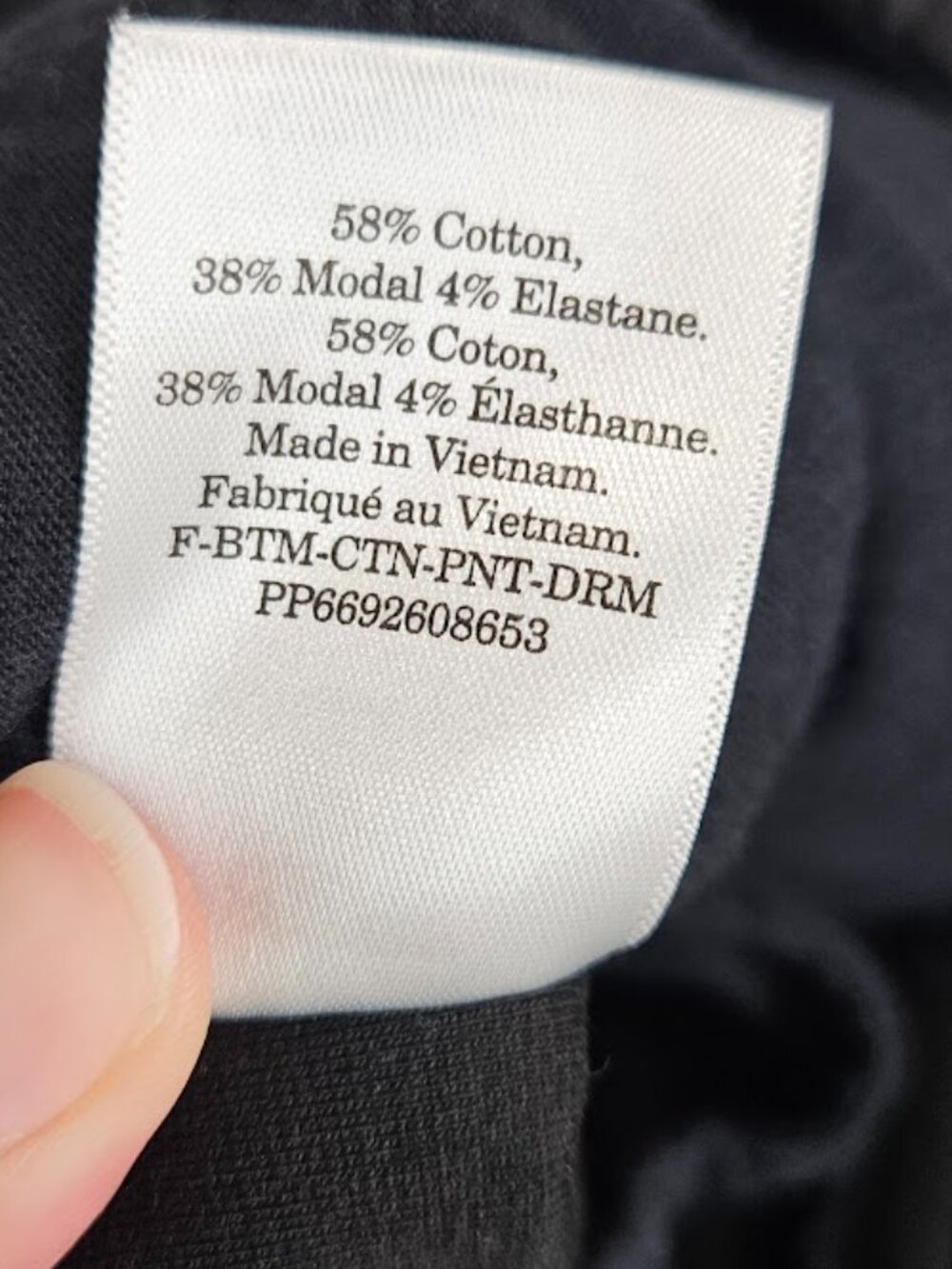 Everlane Black Tapered Leg Pants Dream Slim High Waisted Trousers Office Small - Picture 12 of 12